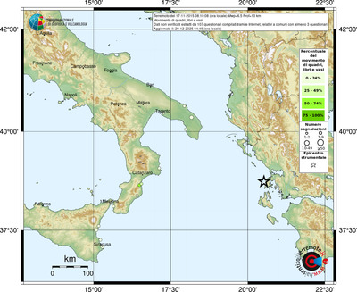 Mappa comuni con almeno 3 questionari