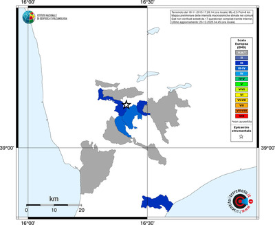 Mappa EMS - territori comuni