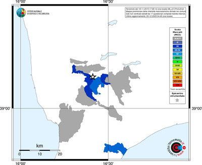 Mappa MCS - territori comuni