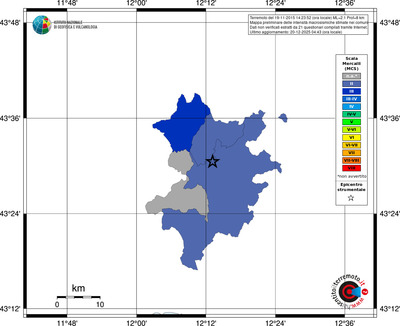 Mappa MCS - territori comuni
