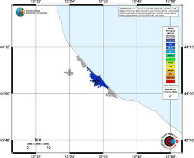 Mappa EMS - territori località