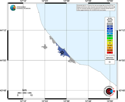 Mappa MCS - territori località