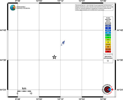 Mappa MCS - territori località