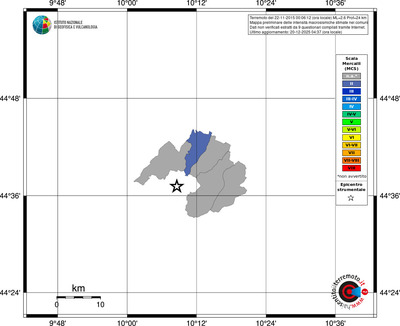Mappa MCS - territori comuni