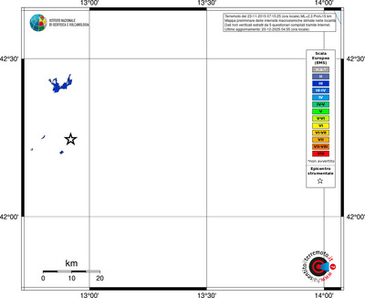 Mappa EMS - territori località