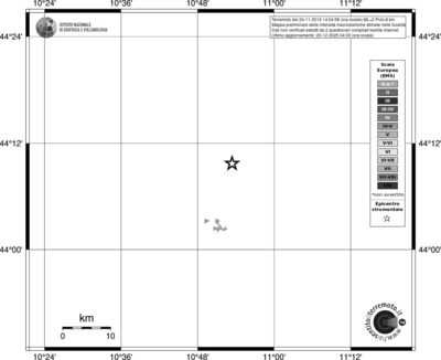 Mappa EMS - territori località