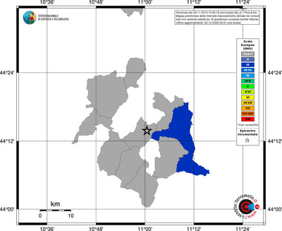 Mappa EMS - territori comuni