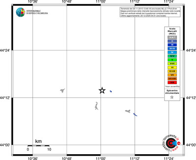 Mappa MCS - territori località