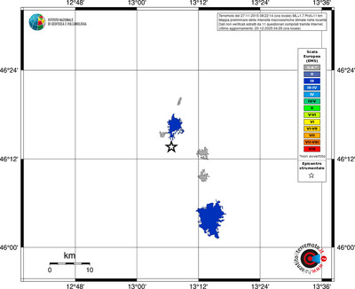Mappa EMS - territori località
