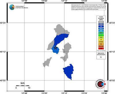 Mappa EMS - territori comuni