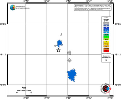 Mappa MCS - territori località