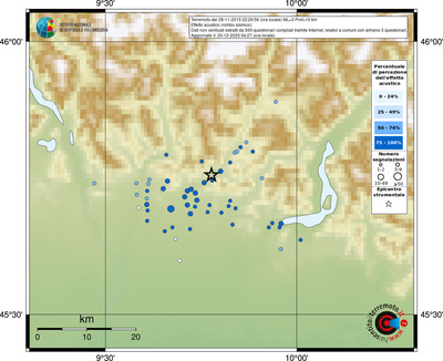 Mappa comuni con almeno 3 questionari