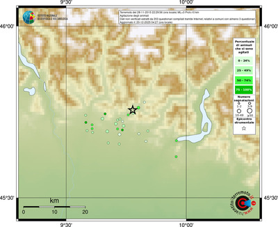 Mappa comuni con almeno 3 questionari