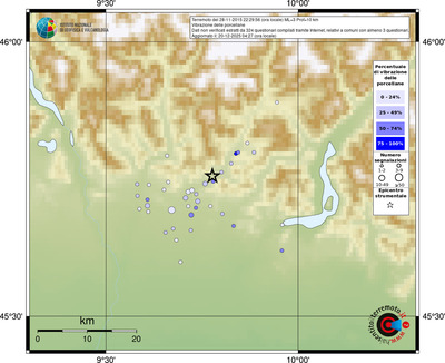 Mappa comuni con almeno 3 questionari