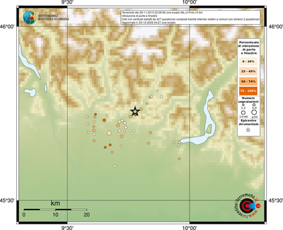 Mappa comuni con almeno 3 questionari