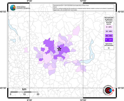 Mappa territorio comunale con almeno 3 questionari