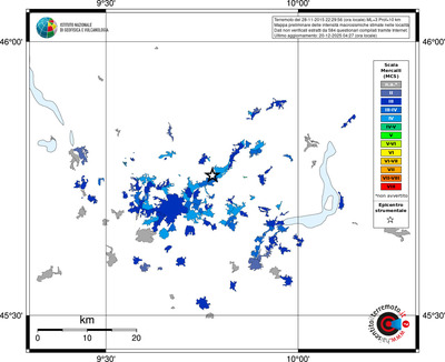 Mappa MCS - territori località