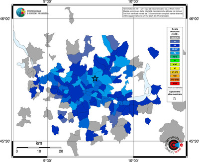 Mappa MCS - territori comuni