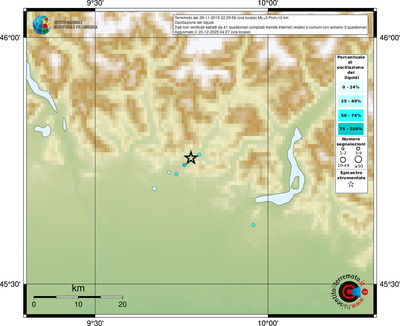 Mappa comuni con almeno 3 questionari