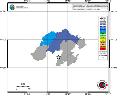Mappa MCS - territori comuni