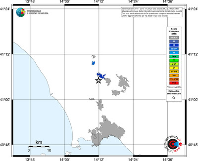 Mappa EMS - territori località