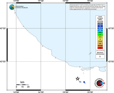Mappa EMS - territori località