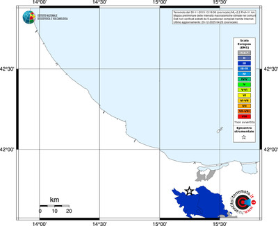 Mappa EMS - territori comuni