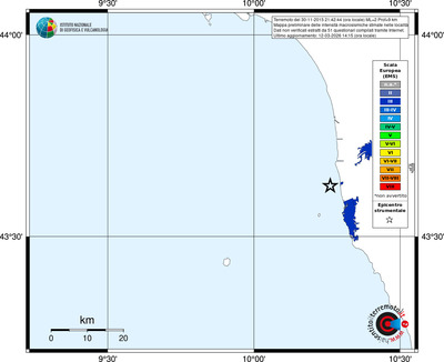 Mappa EMS - territori località