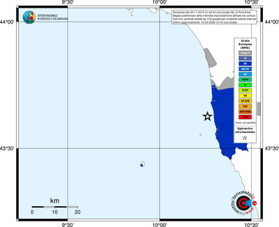 Mappa EMS - territori comuni