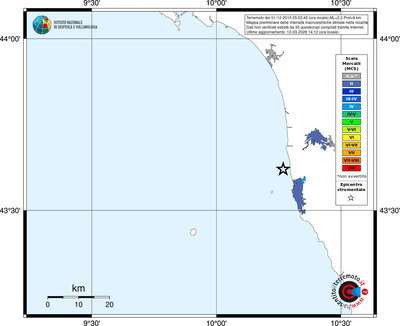 Mappa MCS - territori località