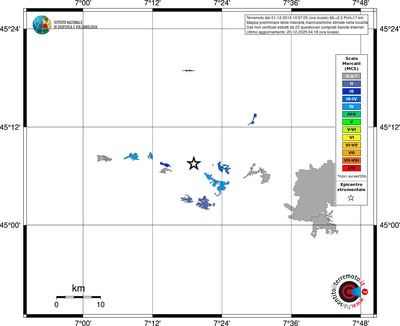 Mappa MCS - territori località