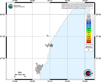Mappa EMS - territori località