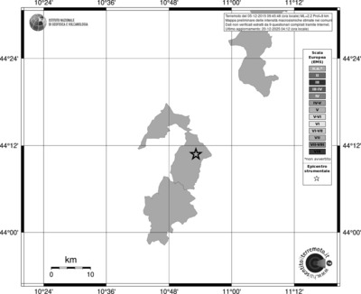 Mappa EMS - territori comuni