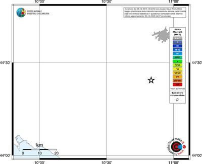 Mappa MCS - territori località