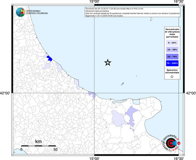 Mappa territorio comunale con almeno 3 questionari