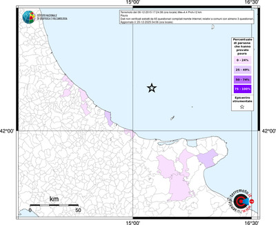 Mappa territorio comunale con almeno 3 questionari