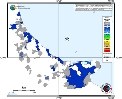 Mappa EMS - territori comuni
