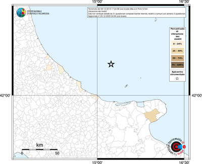 Mappa territorio comunale con almeno 3 questionari