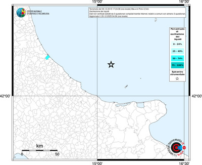 Mappa territorio comunale con almeno 3 questionari