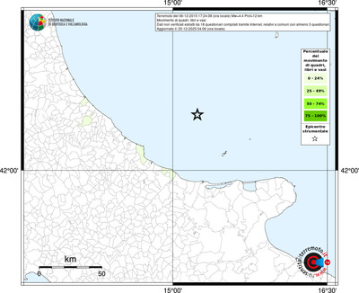 Mappa territorio comunale con almeno 3 questionari