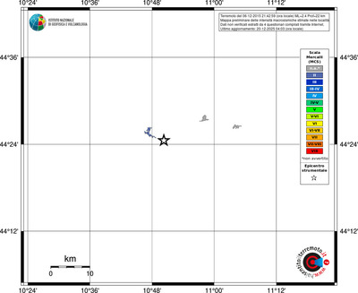 Mappa MCS - territori località
