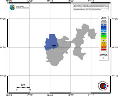 Mappa MCS - territori comuni