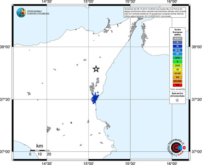 Mappa EMS - territori località