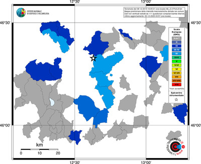 Mappa EMS - territori comuni