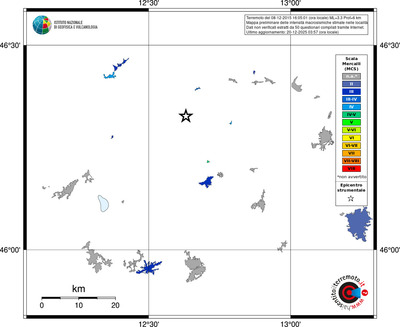 Mappa MCS - territori località