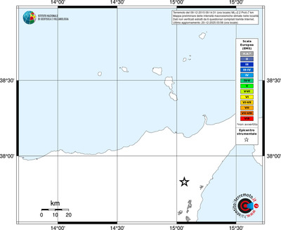 Mappa EMS - territori località