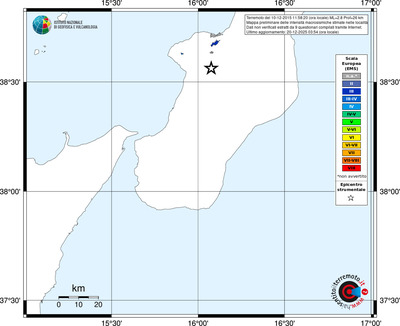 Mappa EMS - territori località