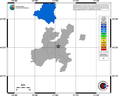 Mappa EMS - territori comuni