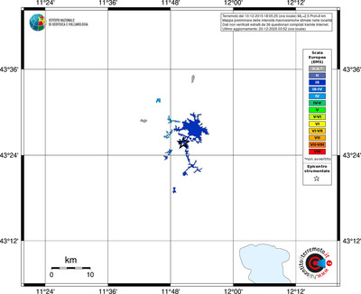 Mappa EMS - territori località