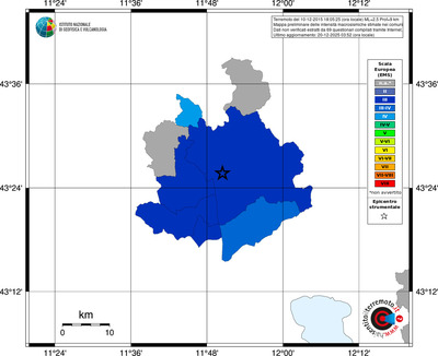 Mappa EMS - territori comuni